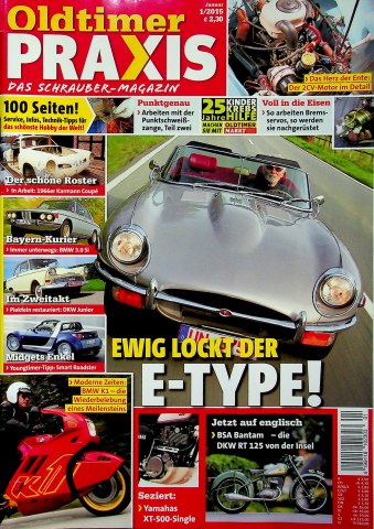 Deckblatt Oldtimer Praxis (01/2015)